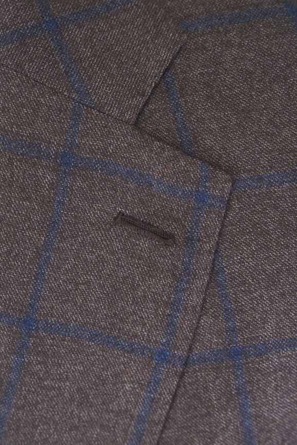 Atelier Munro Brown Check Wool Sportcoat - view 3
