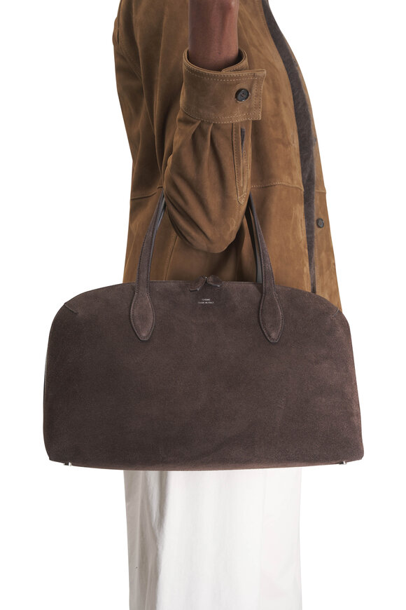 Totême Medium Brown Suede Day Tote - view 2