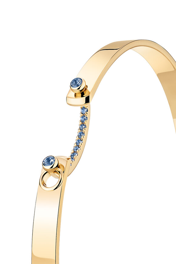 Nouvel Heritage Baby Blue Bangle - view 3