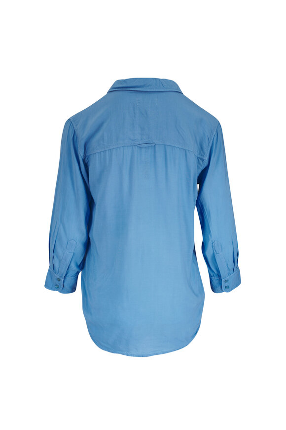 L'Agence Marlene Light Blue Blouse - view 2
