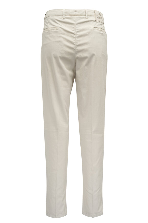 Marco Pescarolo - Light Beige Flat Front Pant