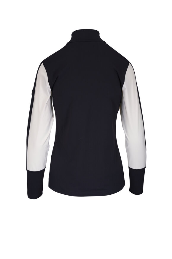 Bogner - Elissa Eggshell & Black Ski Quarter Zip Pullover