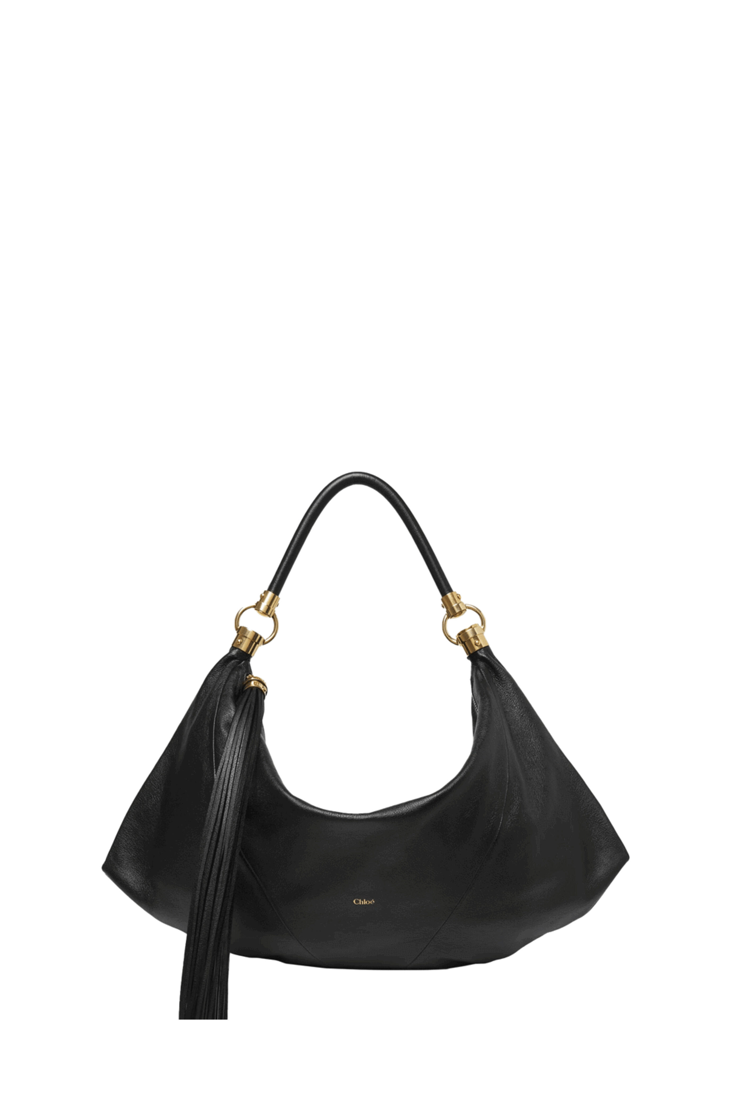 Chloé - Foulard Unstructured Shoulder Bag in Black
