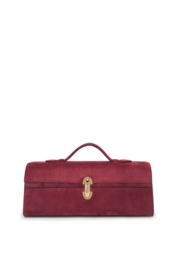 Savette Suede Slim Symmetry Pochette