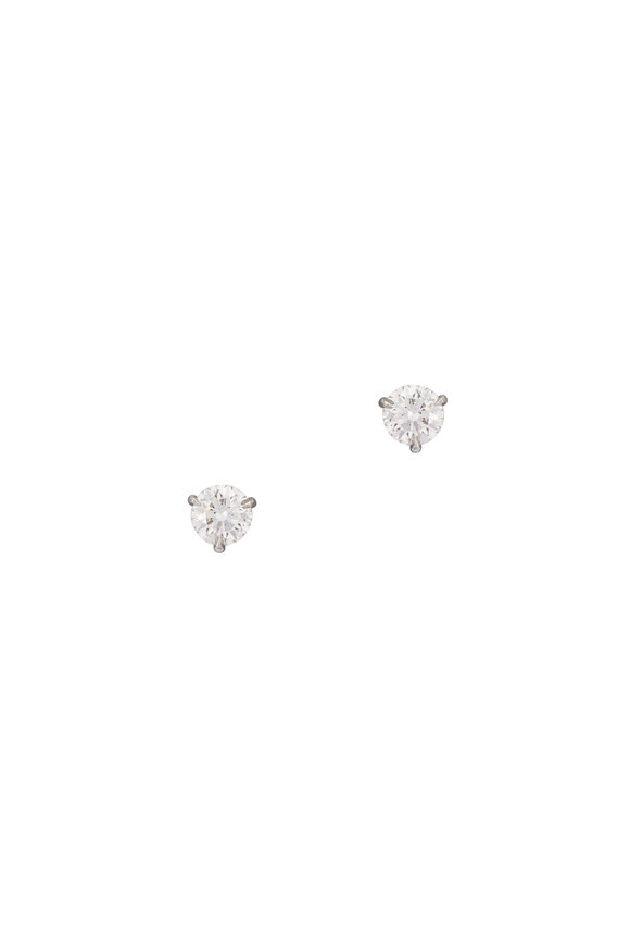 Lowy & Co 18k White Gold Diamond Studs