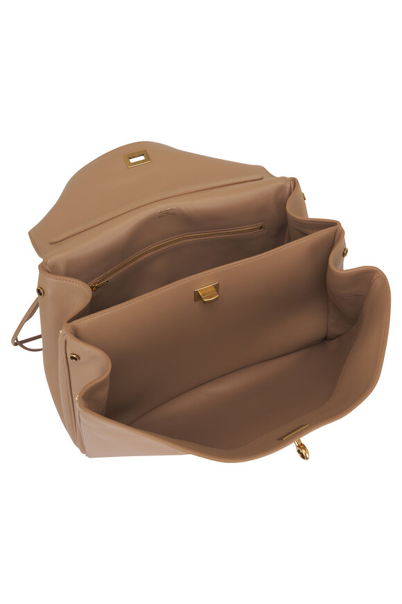 Balenciaga Medium Rodeo Latte Leather Top Handle Bag - view 5