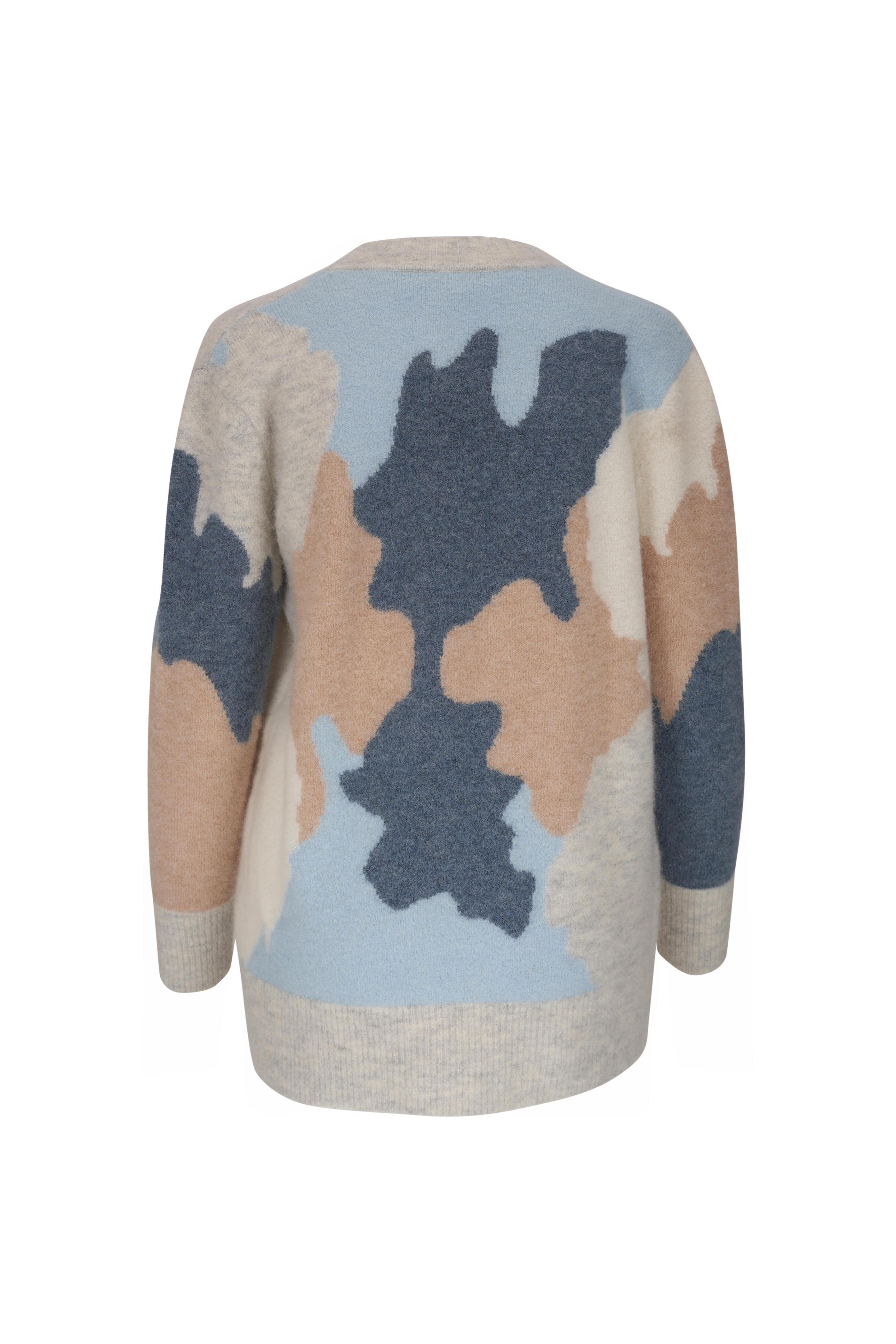 Kinross - Lofty Intarsia Whisper Multi Oversized Cardigan