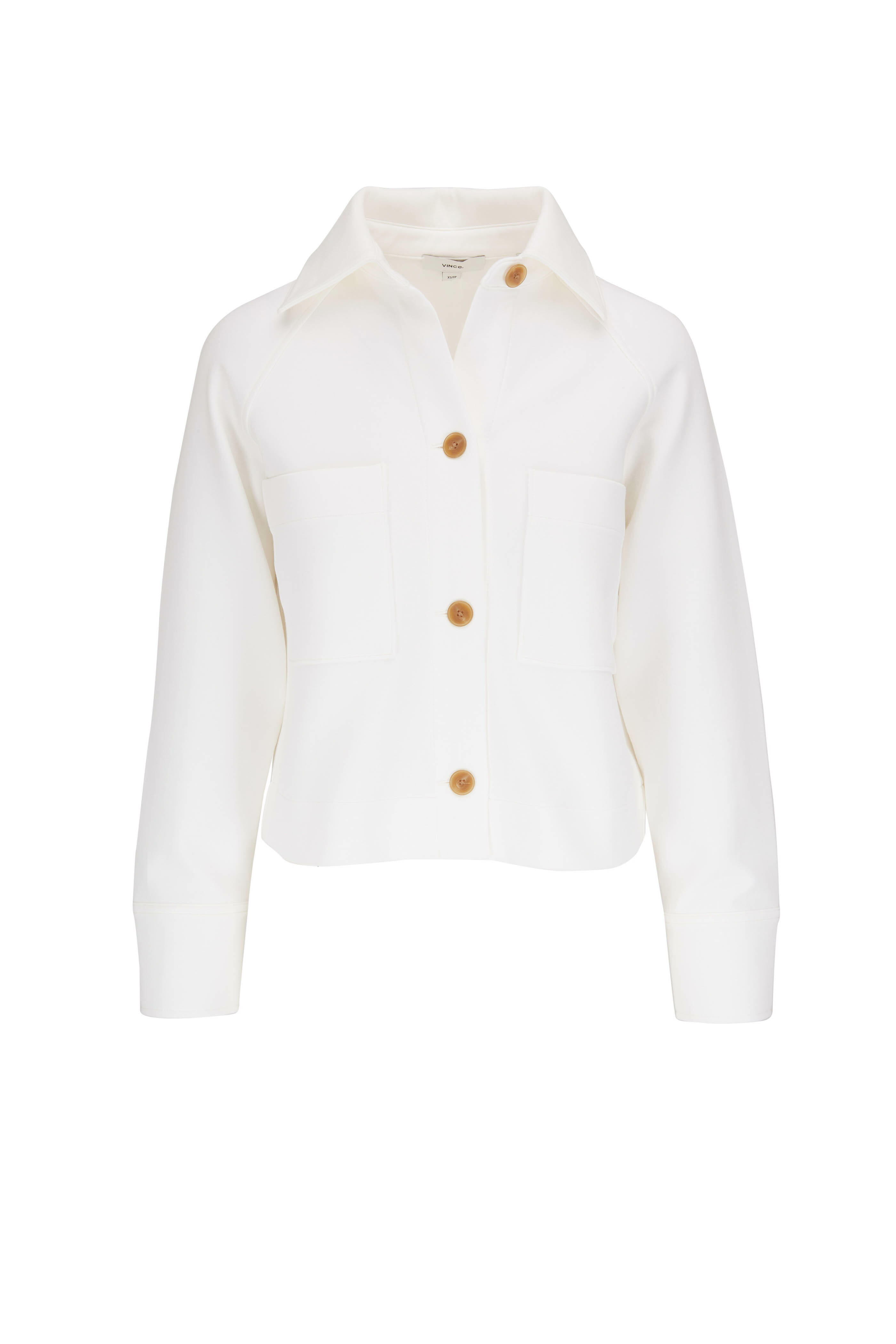 Vince - Optic White Shirt Jacket | Mitchell Stores