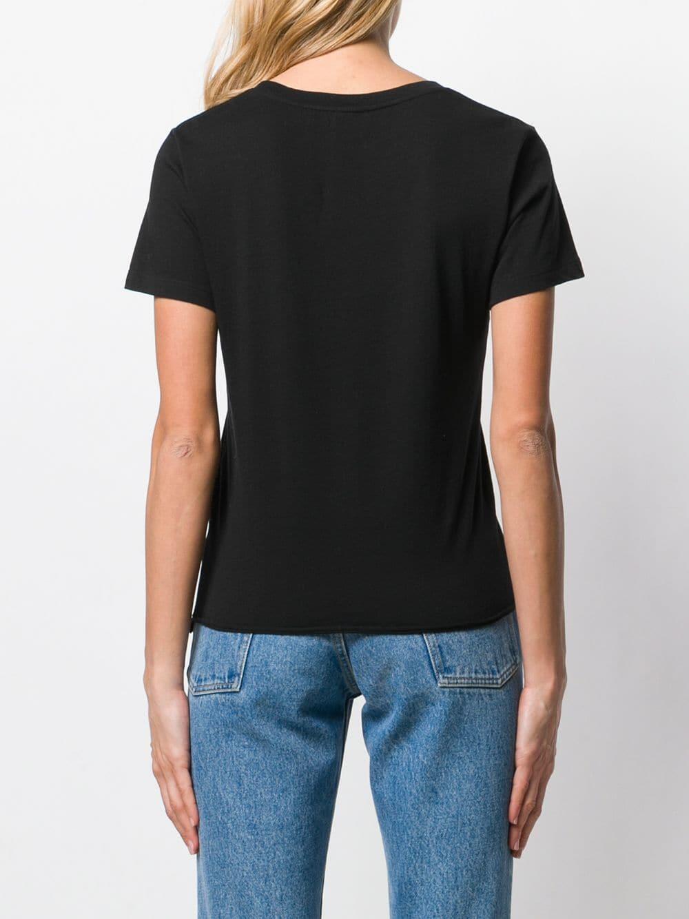 Tシャツ・カットソー Saint Laurent SAINT LAURENT BOYFRIEND T-SHIRT Saint Laurent - Black Jersey Galaxy Boyfriend T-Shirt