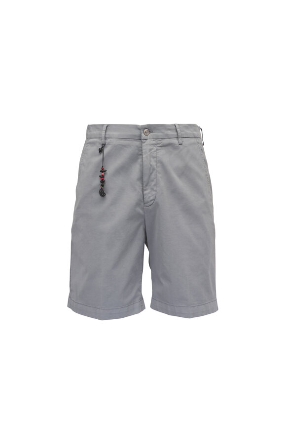 Marco Pescarolo Platinum Cotton Bermuda Shorts