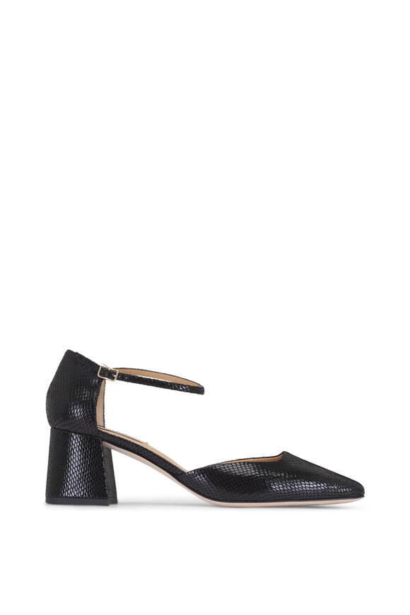 Arteana Arona D'Orsay Black Leather Pump, 55mm - view 3