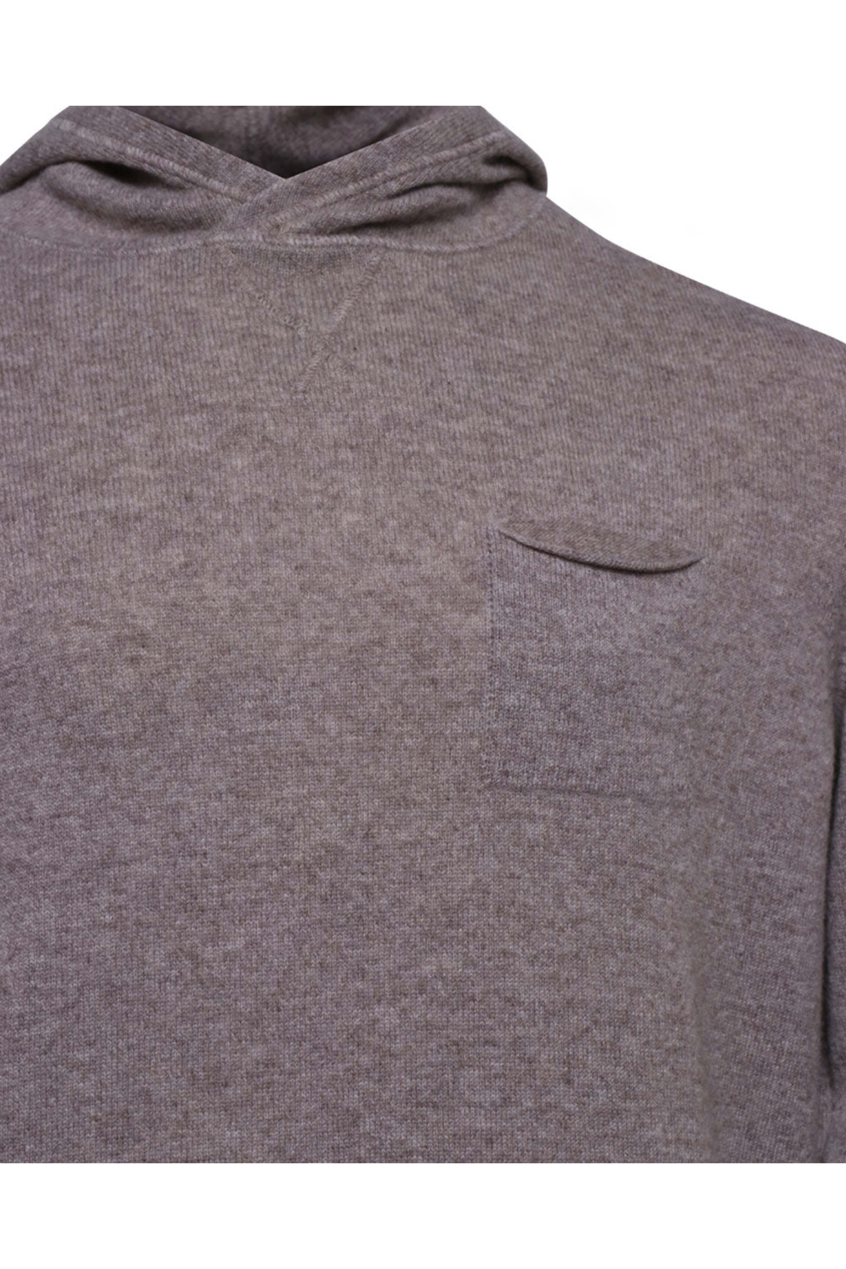 Fedeli - Oatmeal Corda Lightweight Cashmere Hoodie