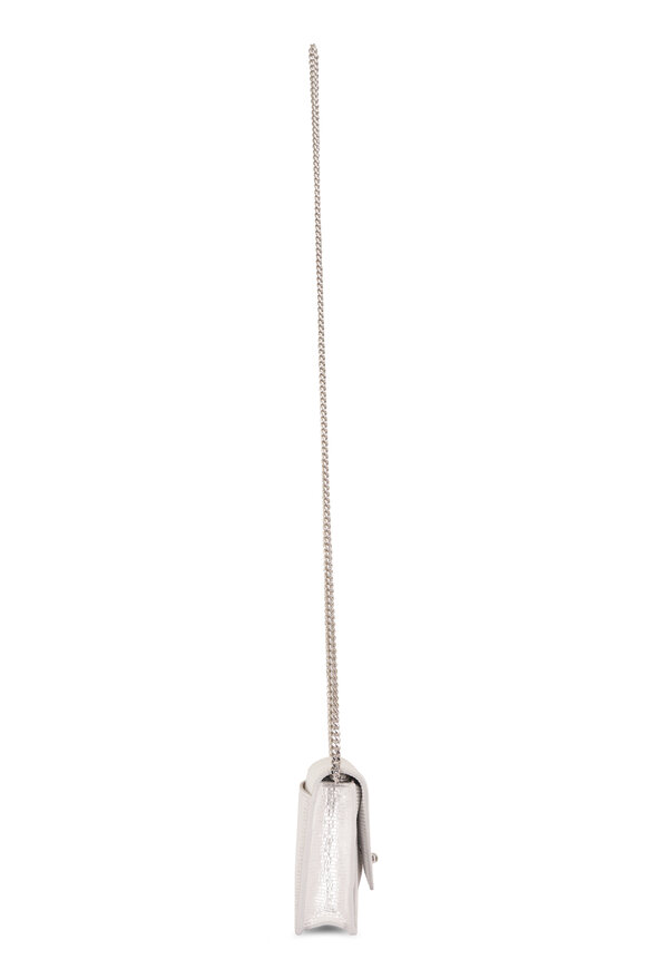 Akris Anouk Silver Metallic Envelope Clutch - view 5