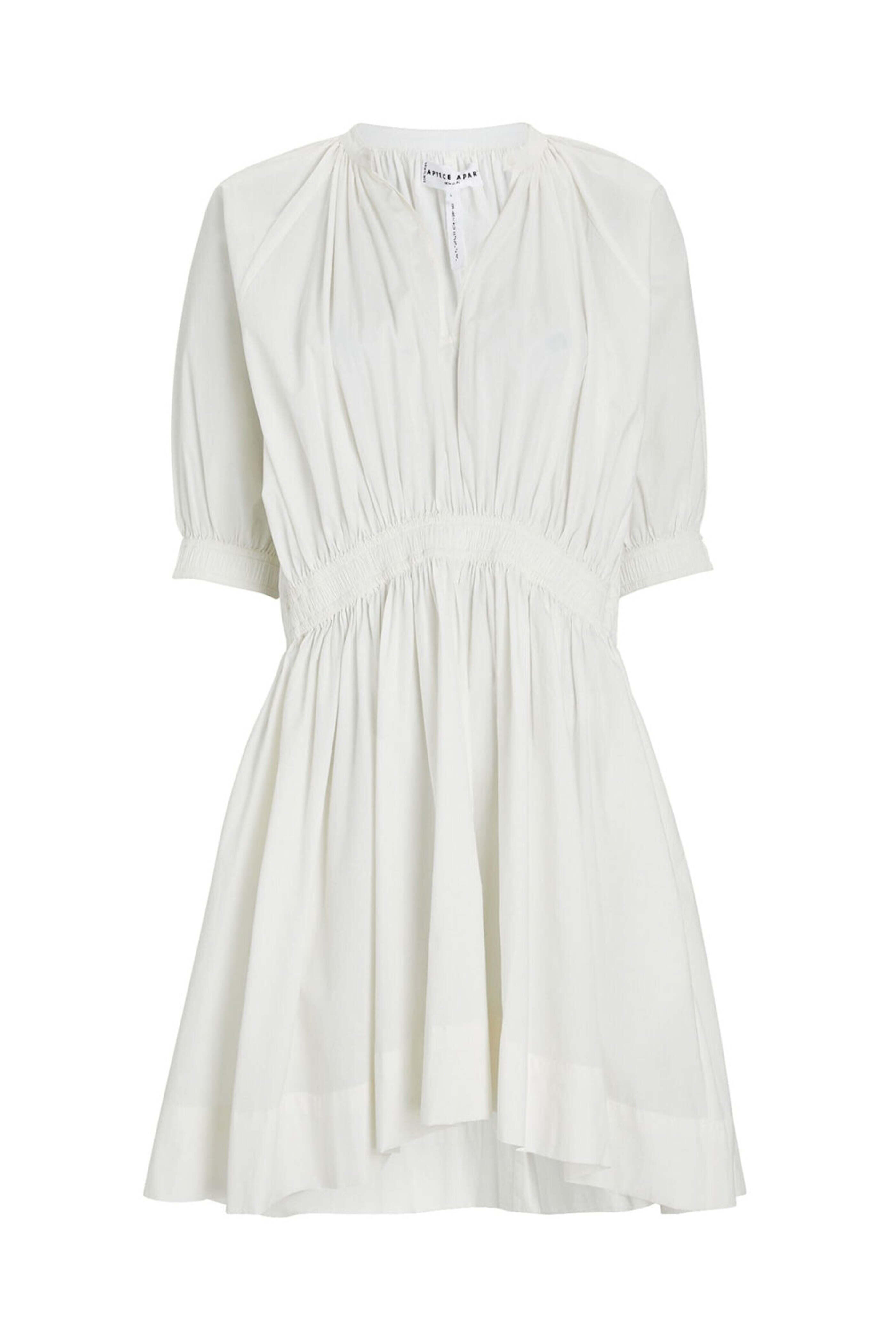 Apiece Apart - White Cobano Mini Dress