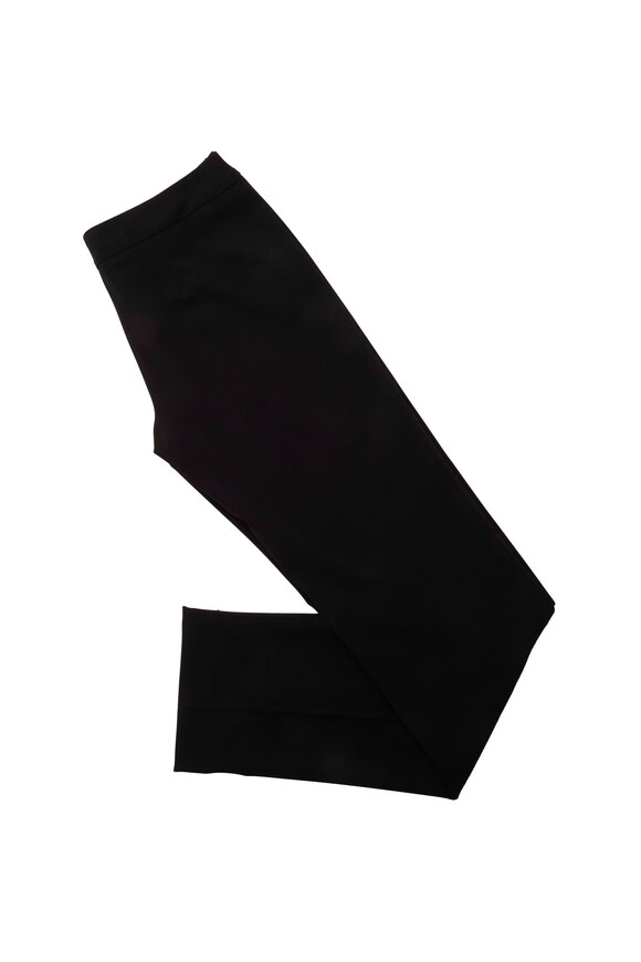 Emporio Armani - Black Silk Wool & Linen Pants