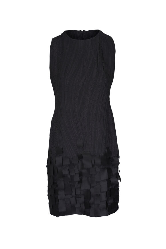 Elie Saab - Black Stretch Lurex Halter Gown | Mitchell Stores