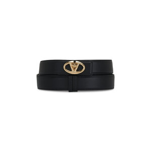 Valentino Garavani - Black VLogo Bold Edition Belt