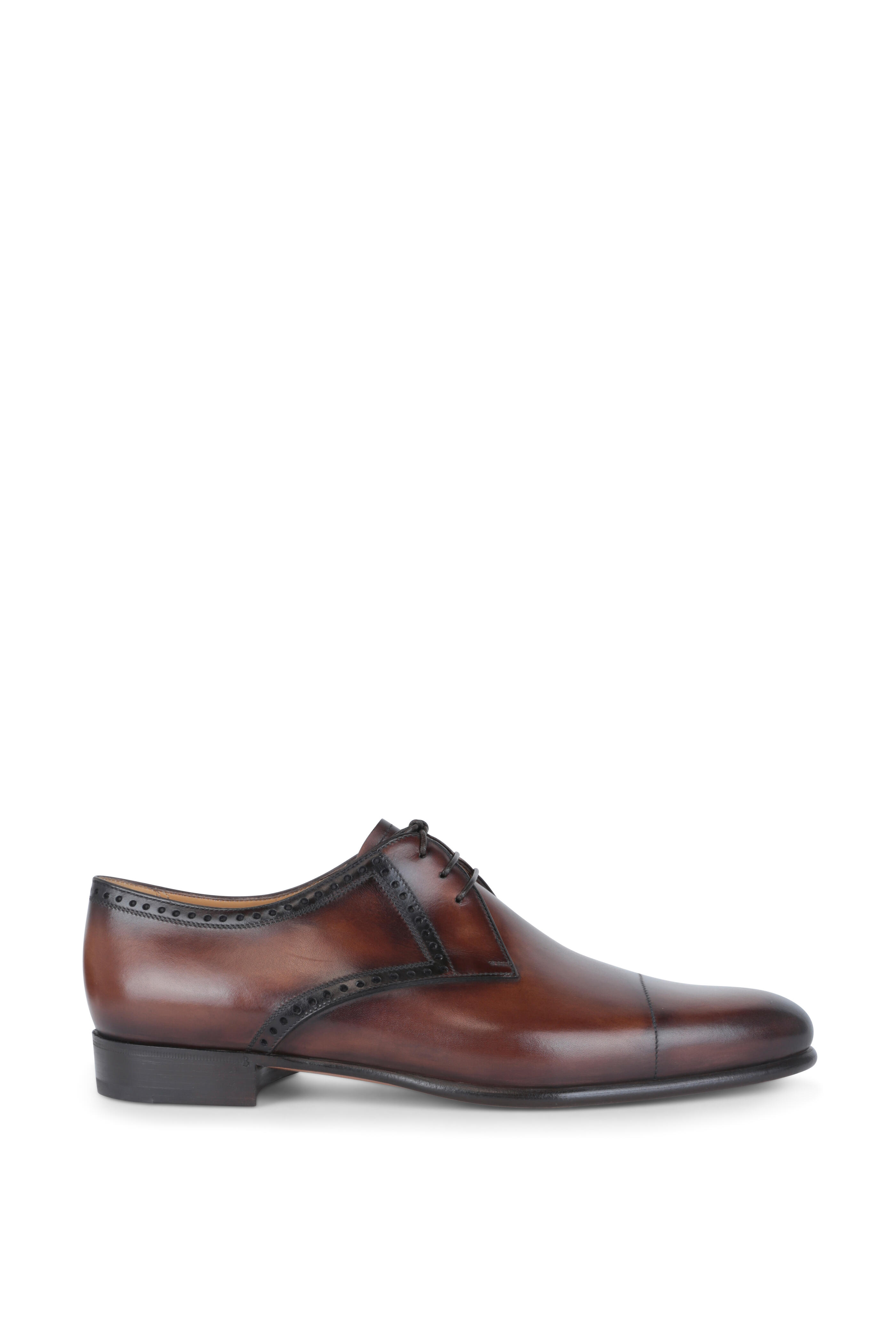 Berluti - Ponctuation Galet Brun Leather Derby | Mitchell Stores