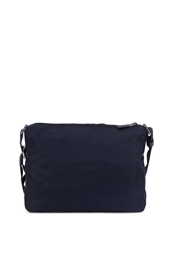 Prada - Navy Blue Tessuto Messenger Bag