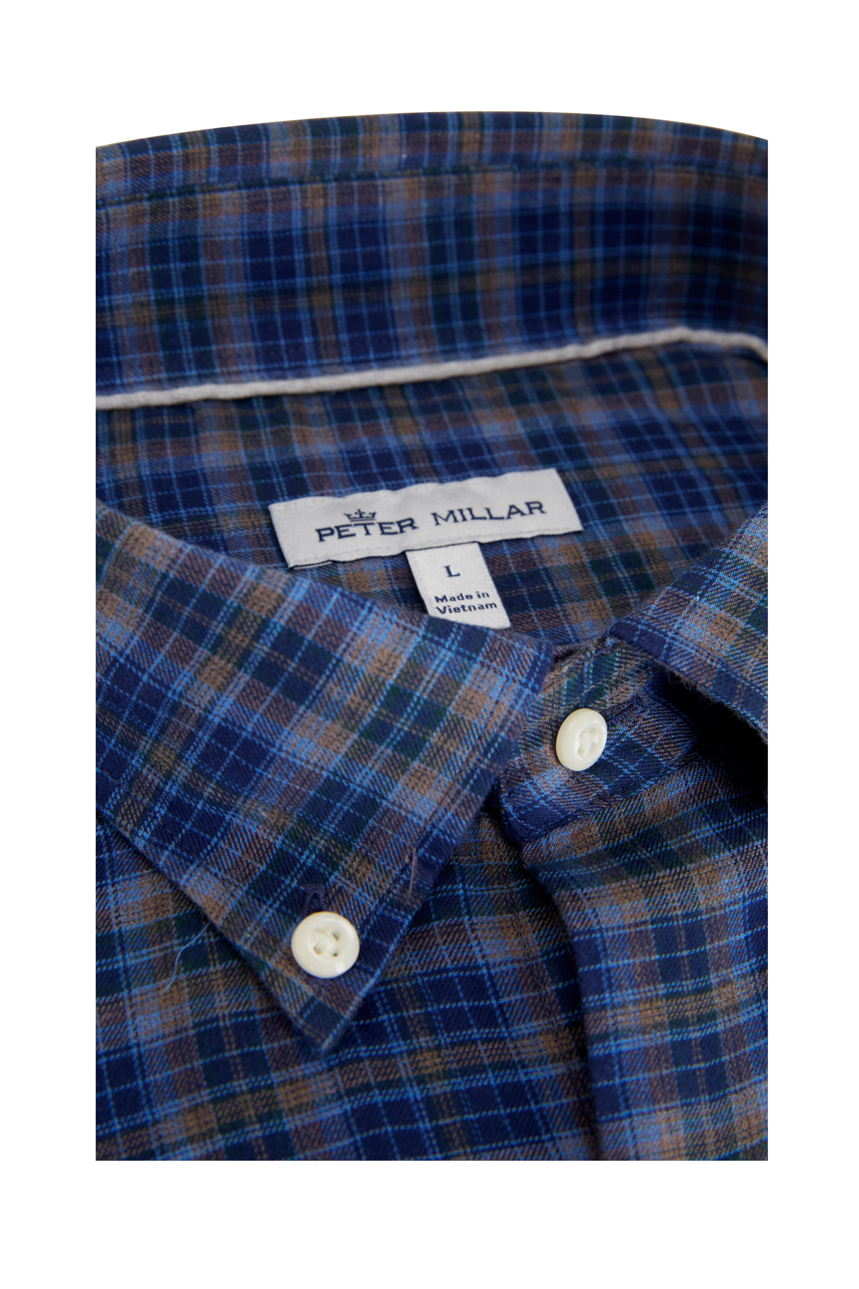Peter Millar - Greenwood Blue Check Sport Shirt