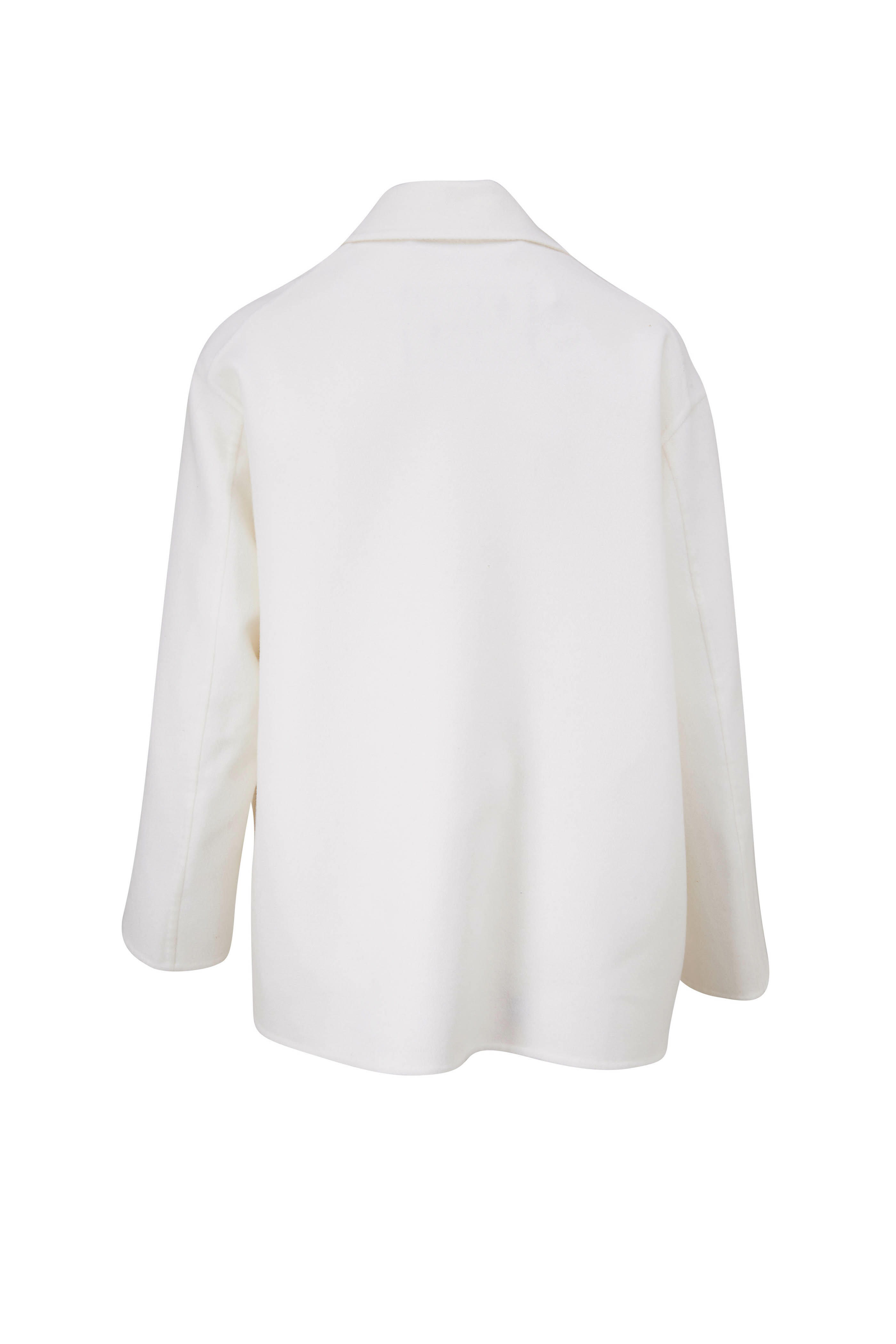 White top cashmere jacket