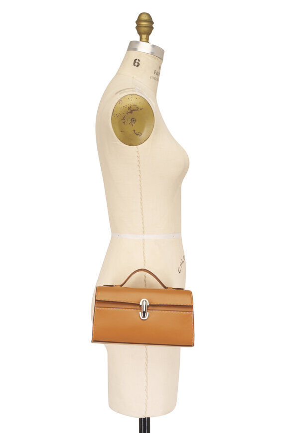 Savette Symmetry Pochette Saddle Leather Top Handle Bag - view 5