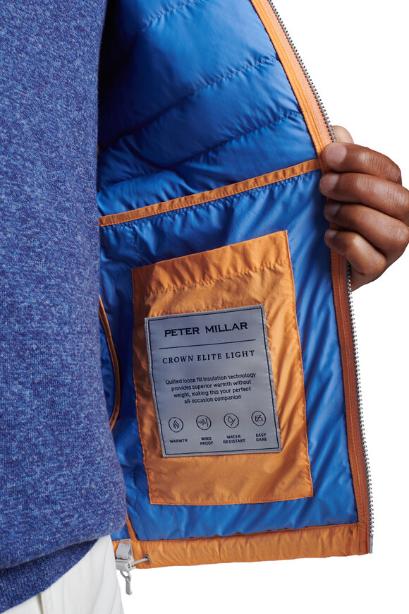 Peter Millar - Crown Sport Orange Fuse Elite Hybrid Vest