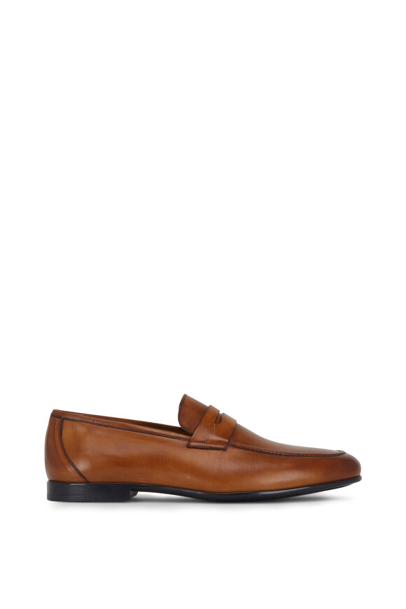 To Boot New York - Portofino Tabacco Leather Penny Loafer 