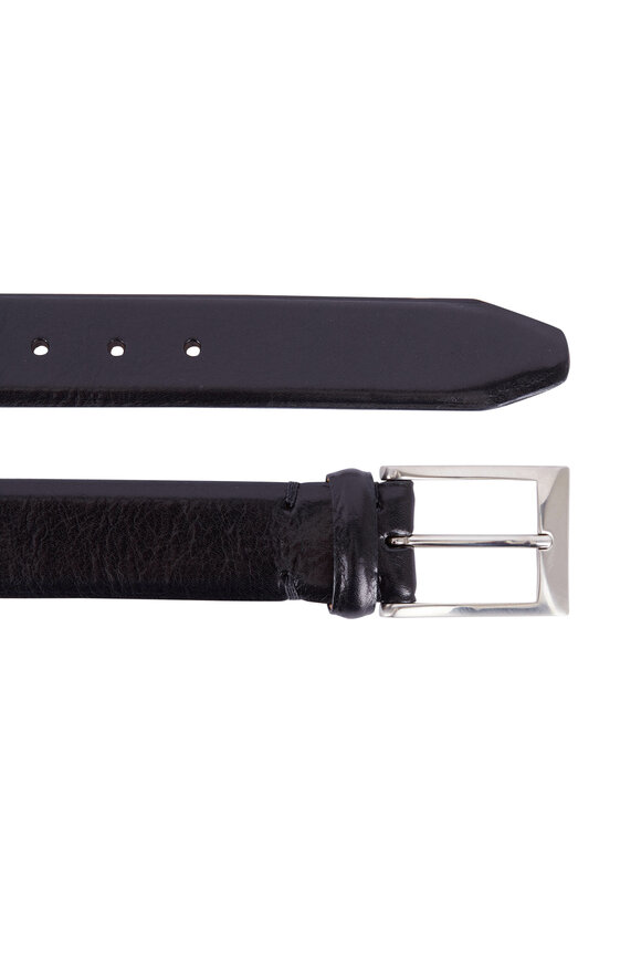 Martin Dingman - Luca Black Leather Belt