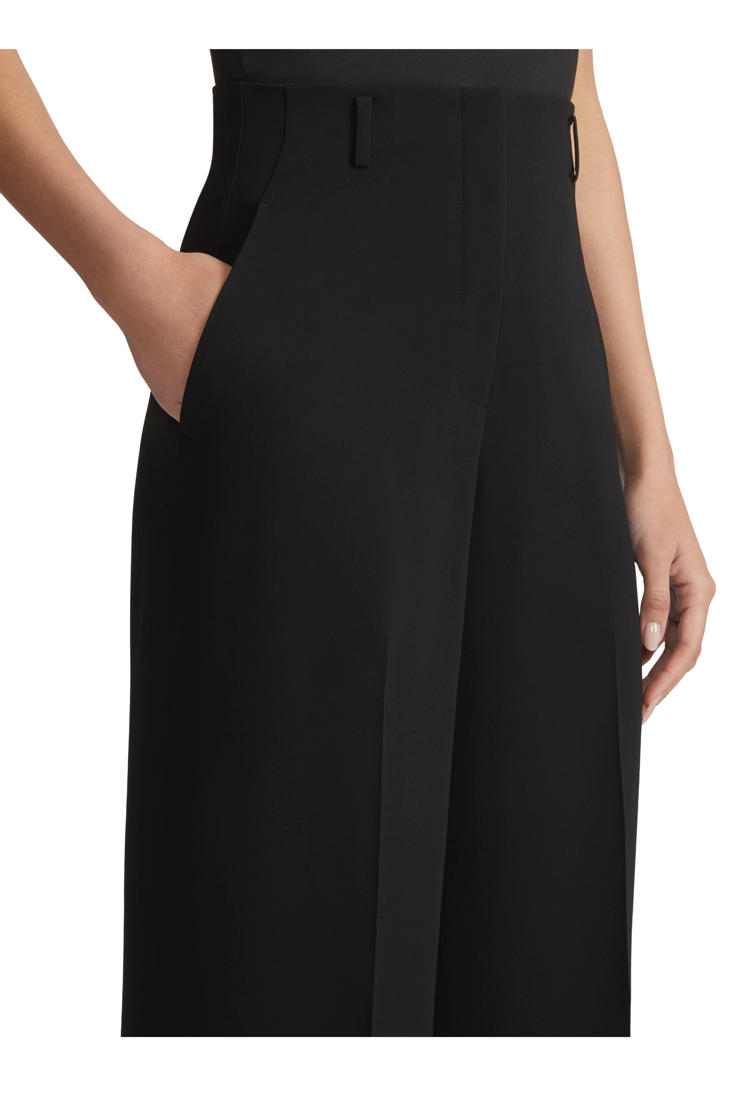 Lafayette 148 New York - Thames Black Wide Leg Pant