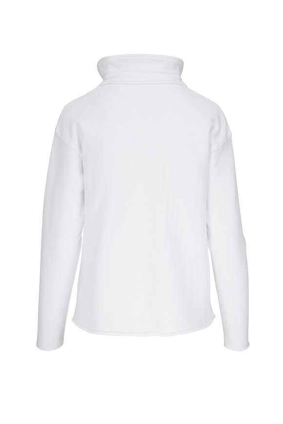 Frank & Eileen - White Cotton Pullover Henley 