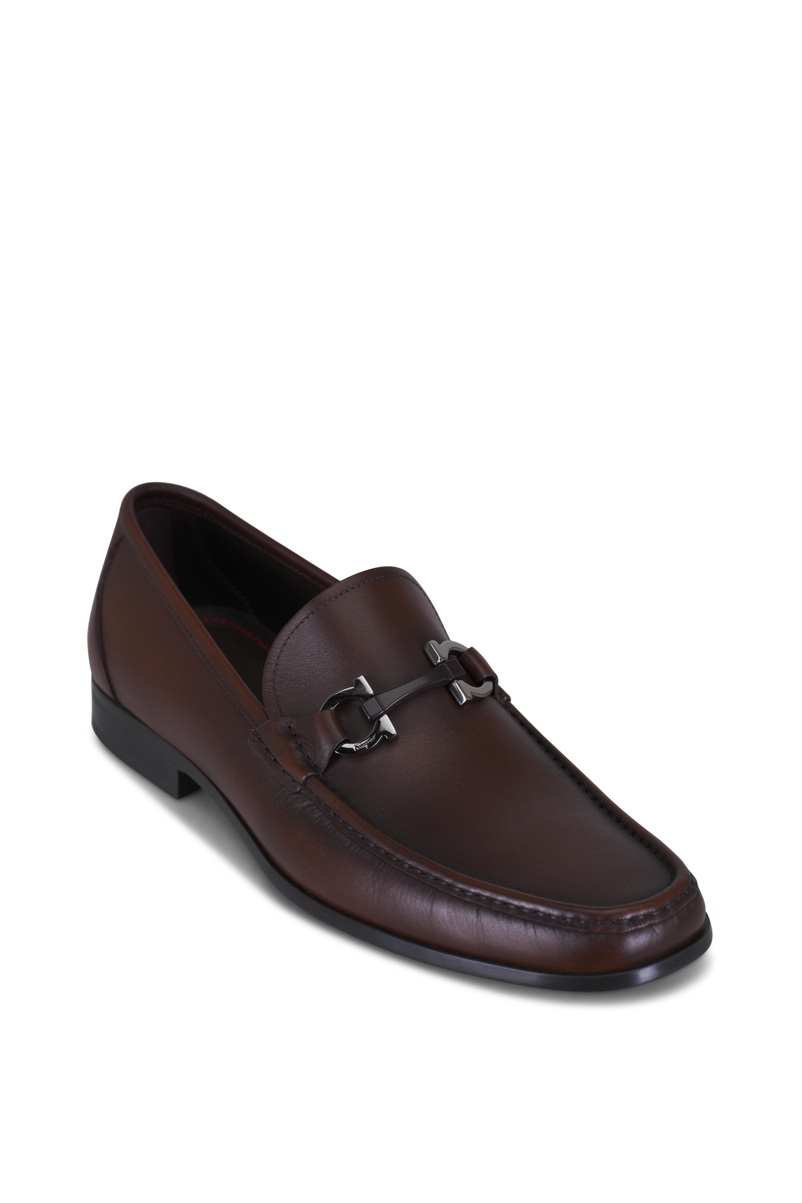 Ferragamo - Grandioso Dark Brown Leather Loafer