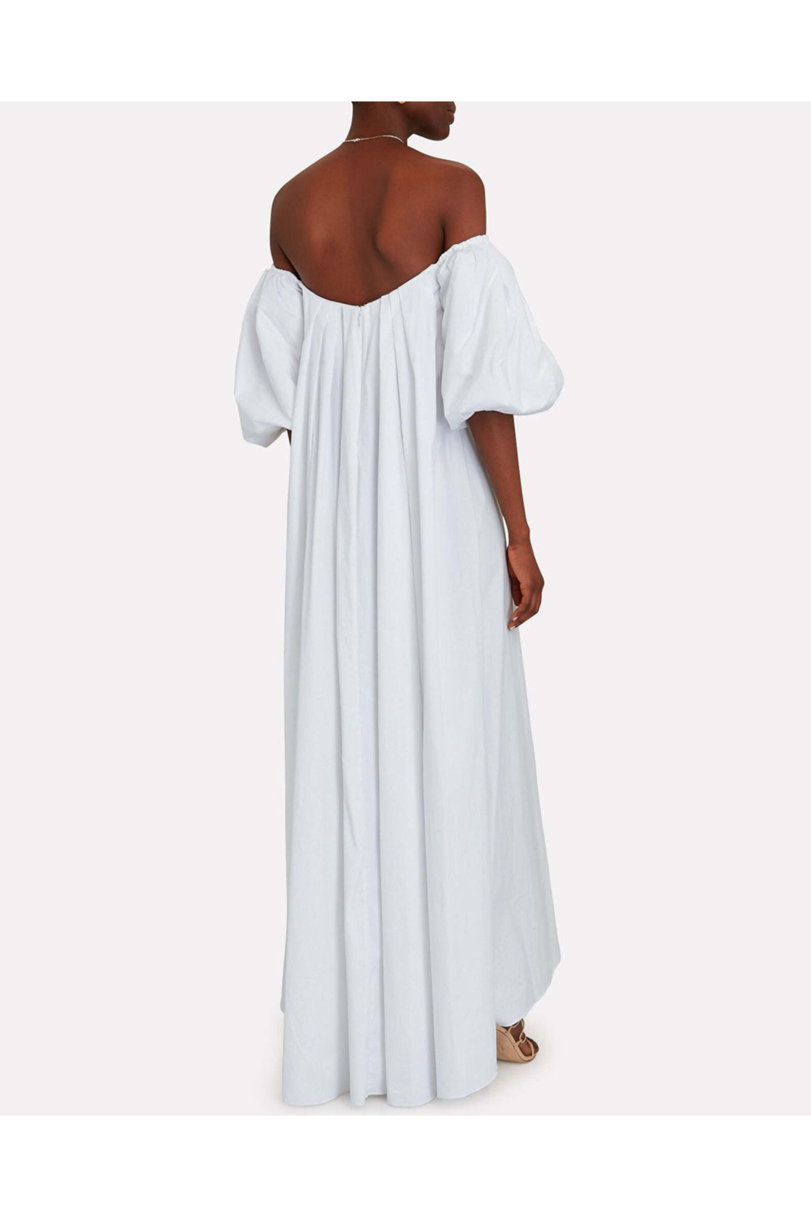 Caroline Constas - White Palmer Maxi Dress