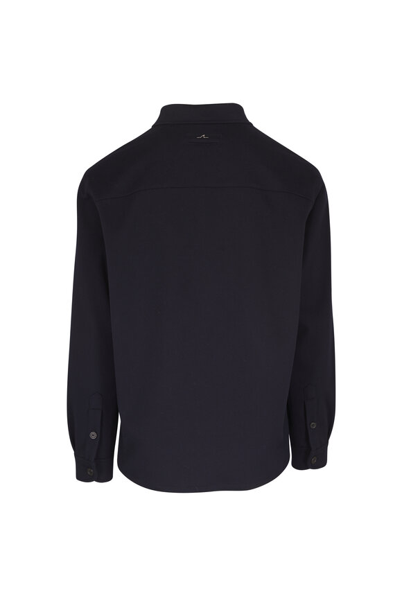 Paul & Shark Blue Cotton Overshirt - view 2