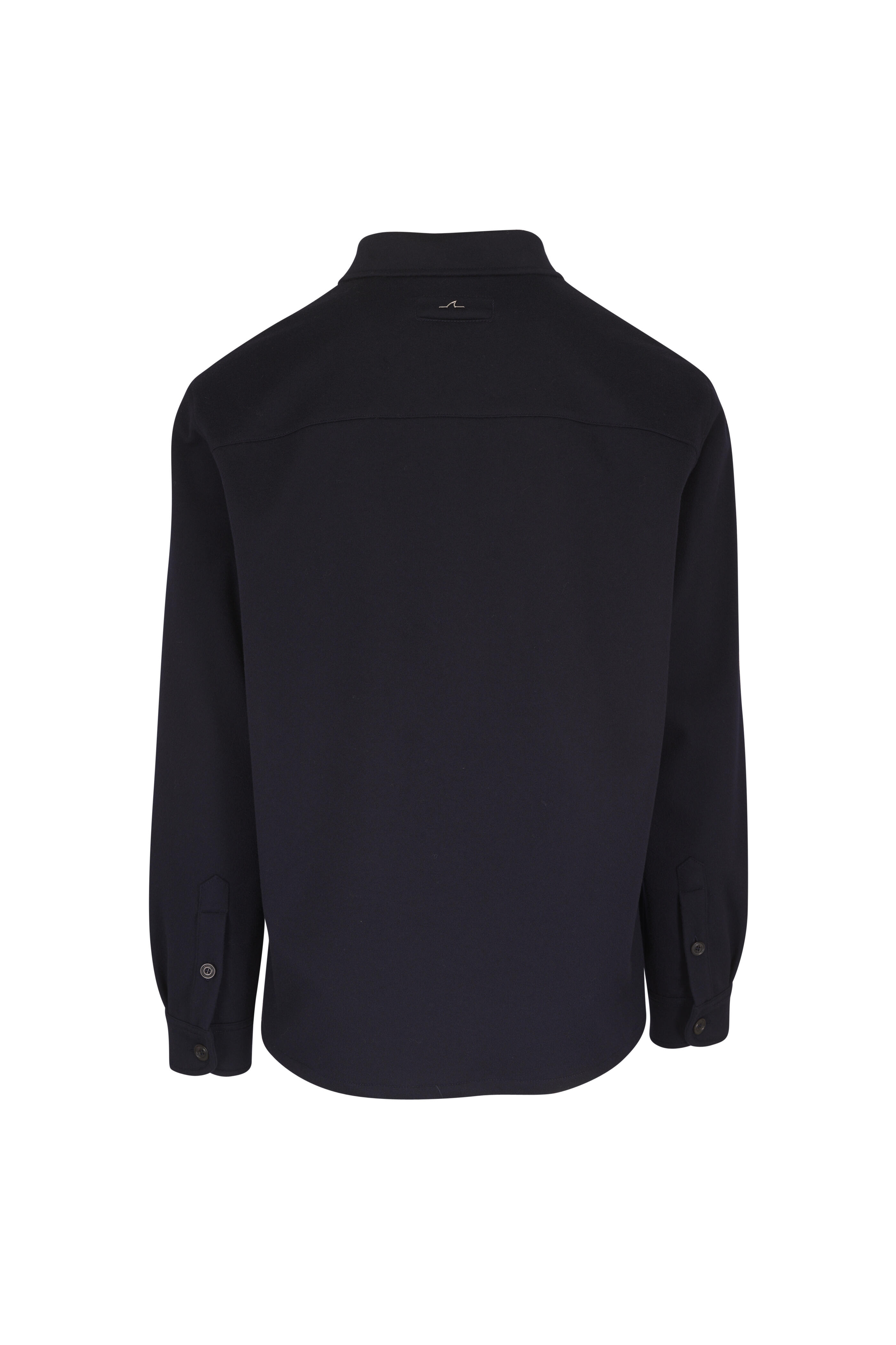 Paul & Shark - Blue Cotton Overshirt - view 2