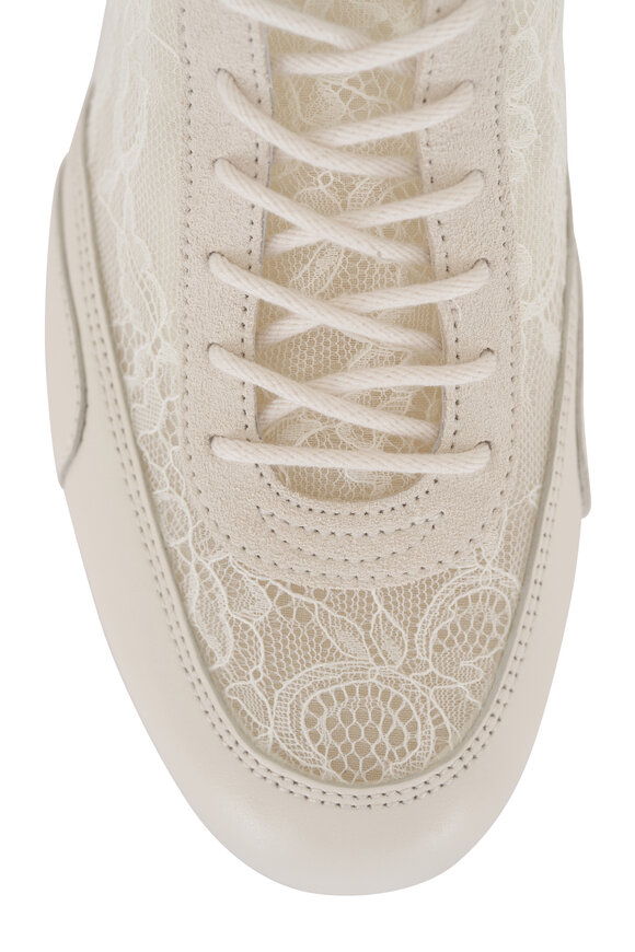 Jimmy Choo Sunny Latte Leather Mix Running Sneaker - view 5