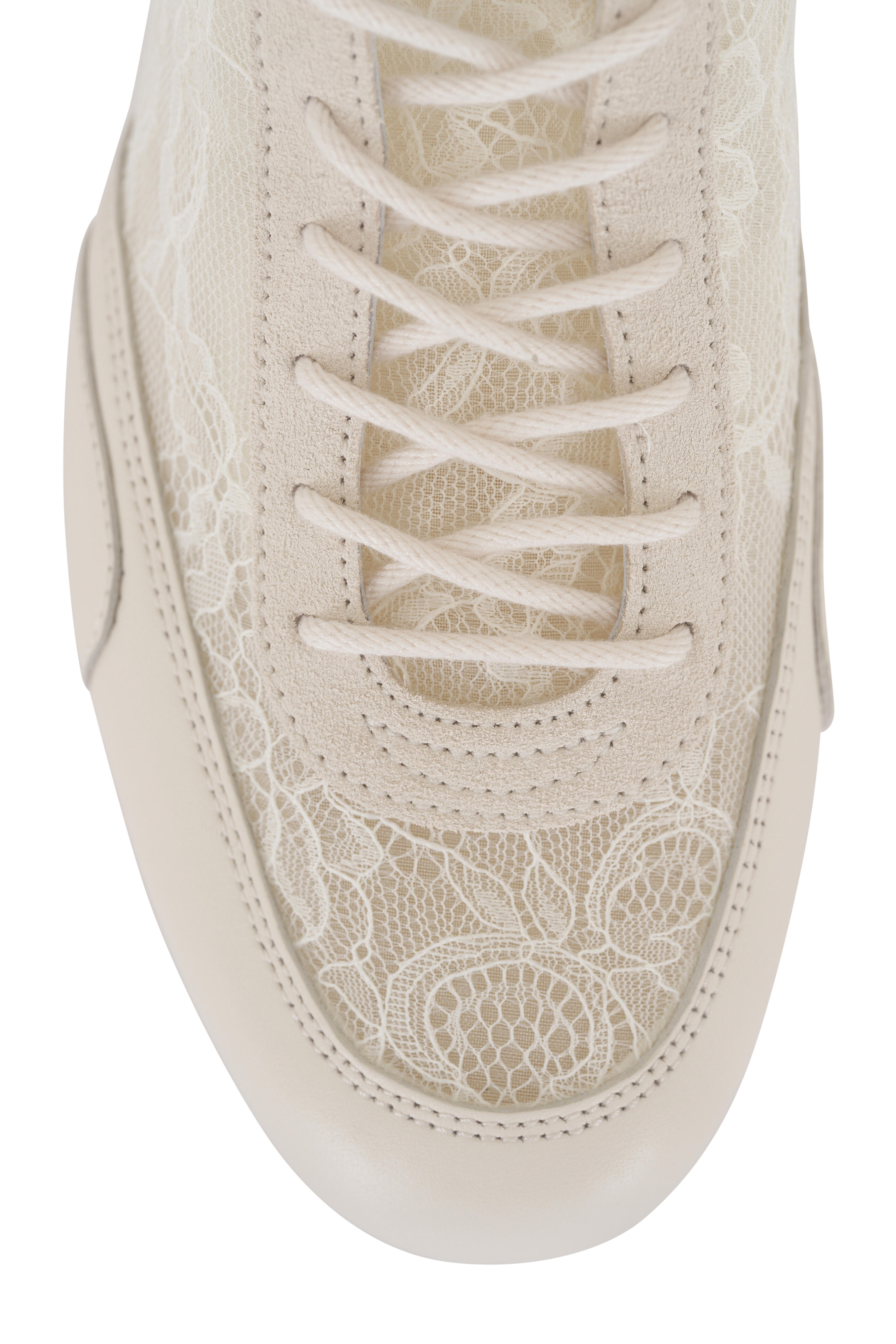 Jimmy Choo - Sunny Latte Leather Mix Running Sneaker