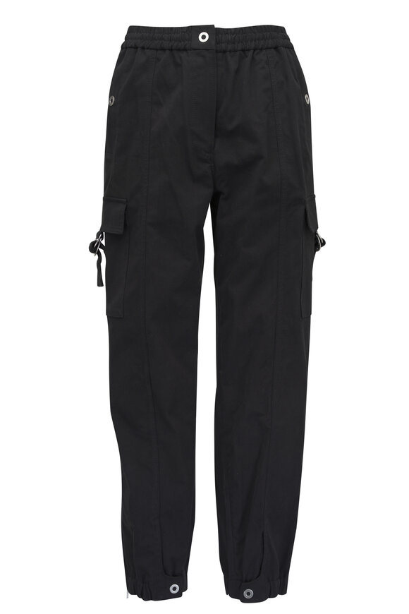 3.1 Phillip Lim Black Utility Cargo Cotton Pant 