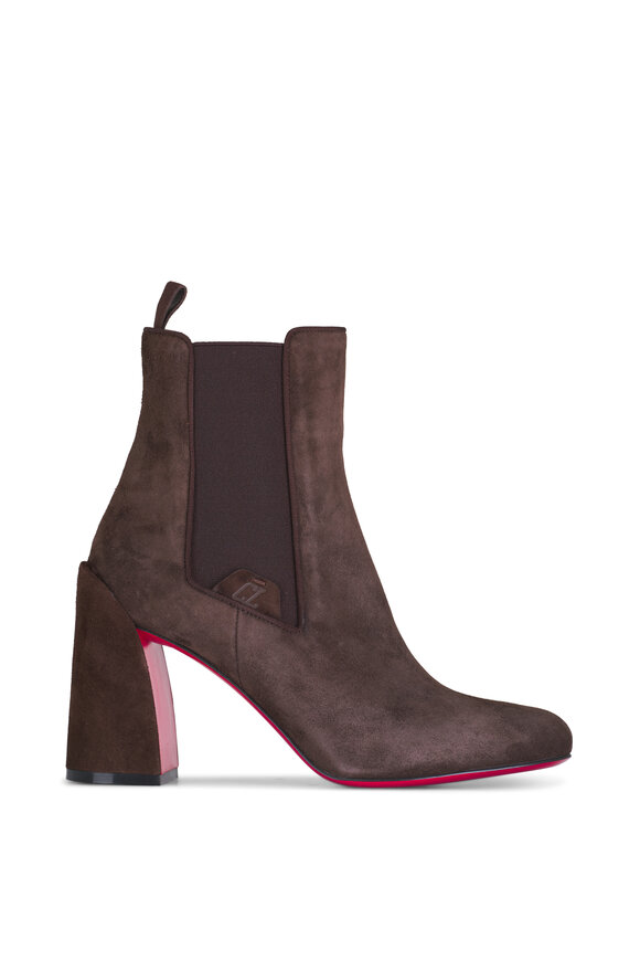 Christian Louboutin - Turelastic Cosme Suede Boot, 85mm 