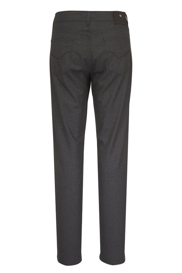 Marco Pescarolo Nerano Dark Gray Flannel Five Pocket Pant - view 3