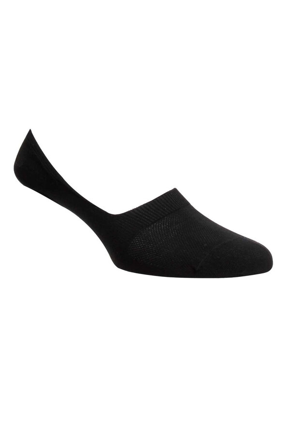 Pantherella  Seville Invisible Socks in Black