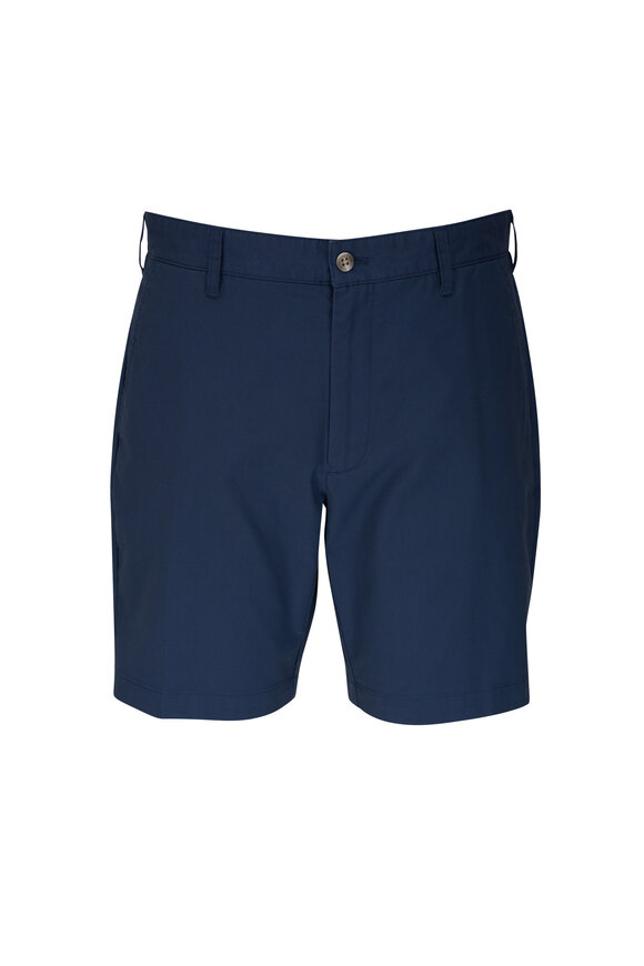 Peter Millar Crown Comfort Washed Navy Shorts - view 1