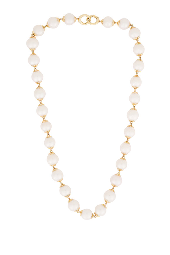 Harwell Godfrey Star Cap Pearl Foundation Necklace