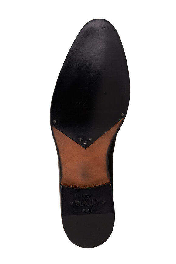 Berluti - Black Caviar Leather Cap-Toe Oxford