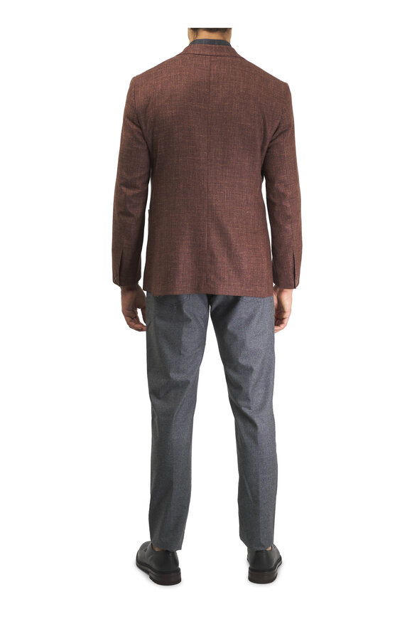 Marco Pescarolo Medium Gray Cashmere Five Pocket Pant - view 4