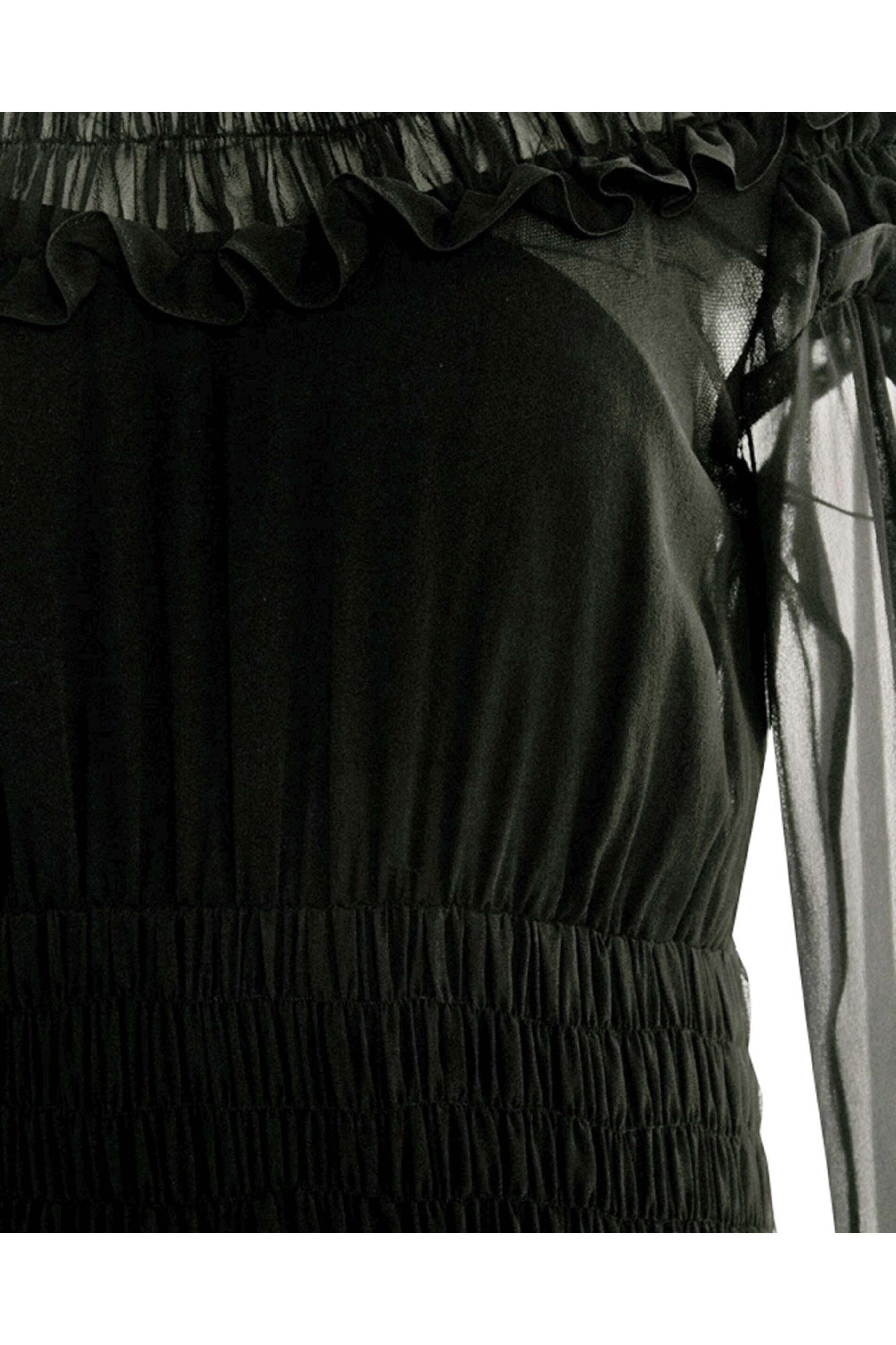 Ports 1961 - Black Long Sleeve Mini Dress