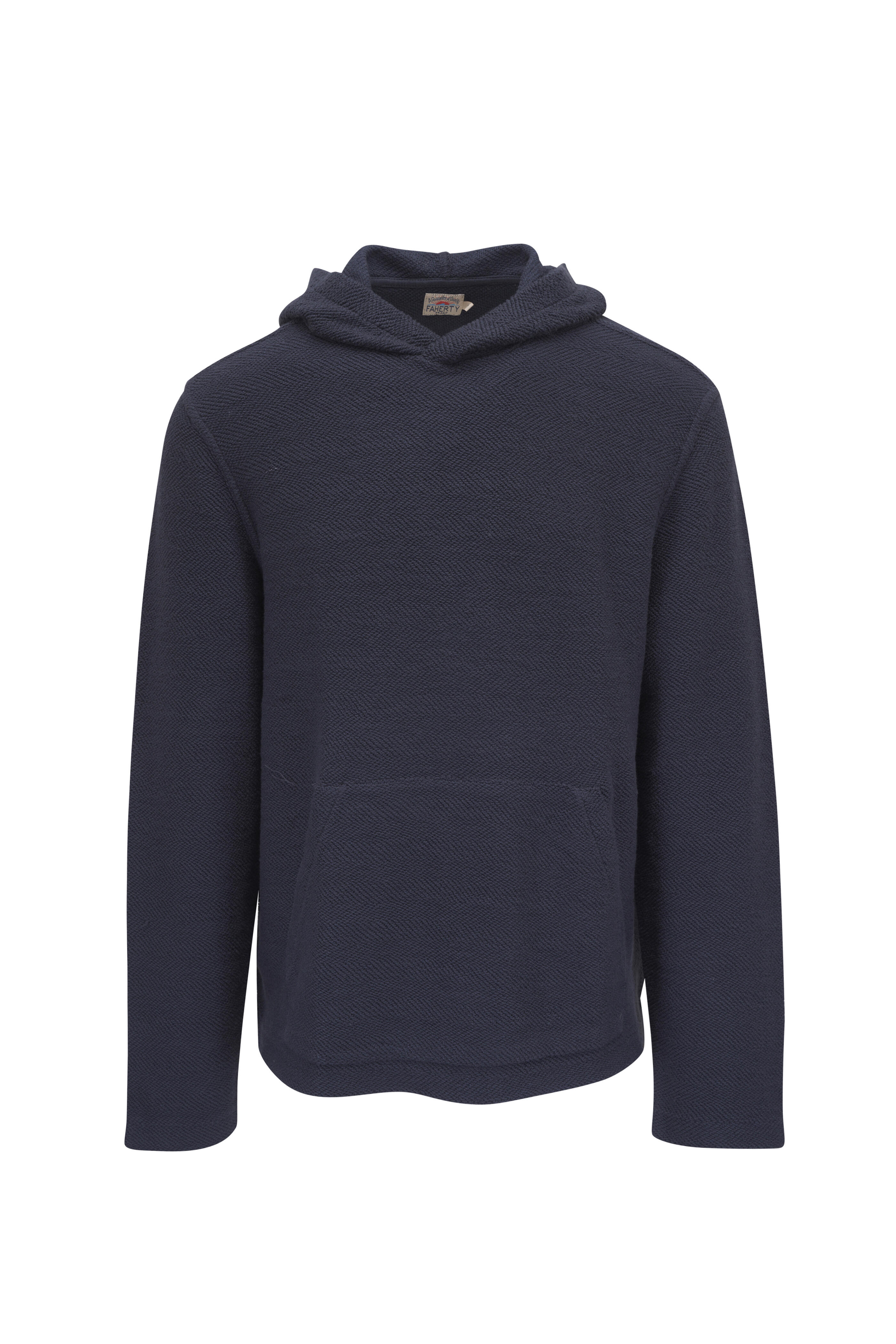 Faherty Brand - Whitewater Fjord Navy Hoodie