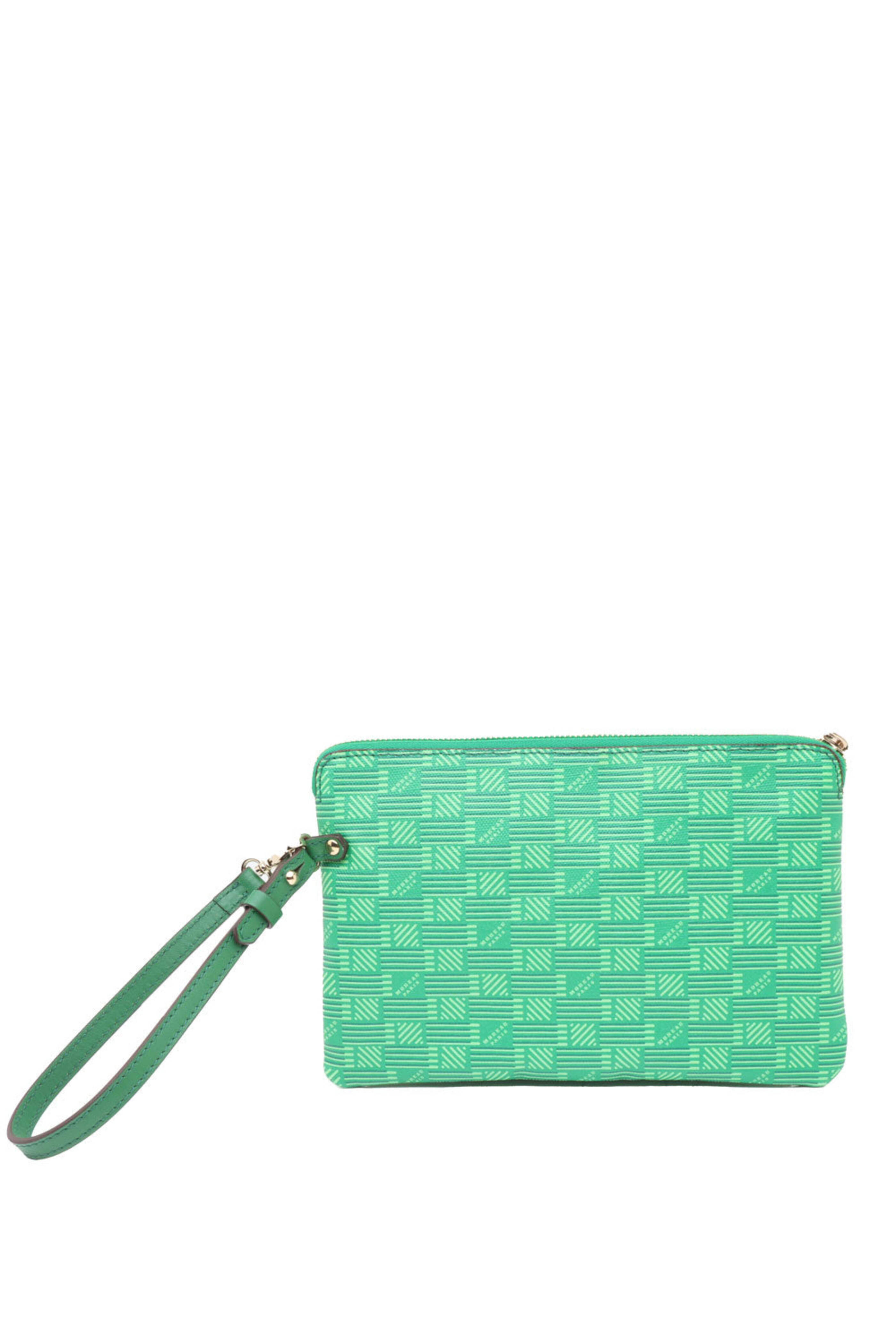 Moreau Paris - St. Folio Pouch Canvas Bag in Green