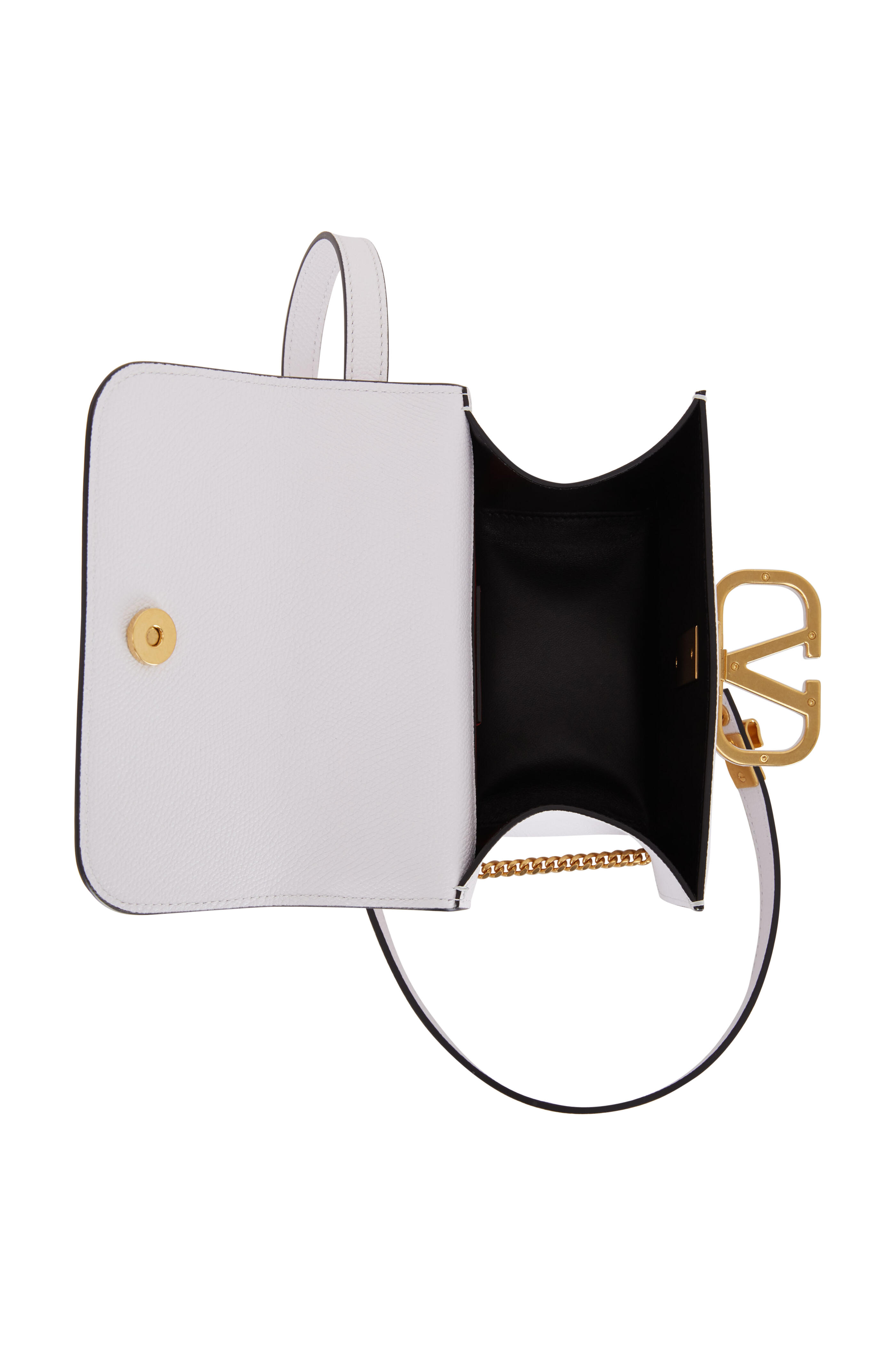 【関税＆送料込み】Valentino Garavani White Vain Shoulder B Valentino Garavani Vain: shoulder bag