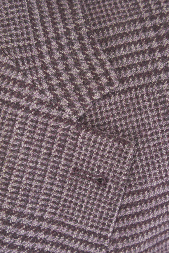 Brunello Cucinelli Prune Wool & Cashmere Sportcoat - view 3